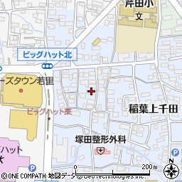 長野県長野市稲葉56周辺の地図