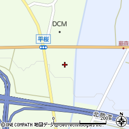富山県小矢部市平桜6458周辺の地図