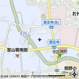 富山県富山市悪王寺周辺の地図