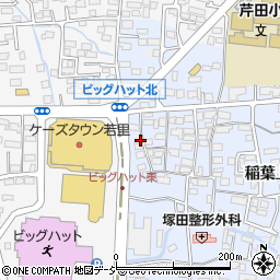 長野県長野市稲葉42周辺の地図