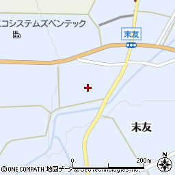富山県小矢部市末友120周辺の地図