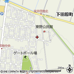栃木県宇都宮市下田原町周辺の地図