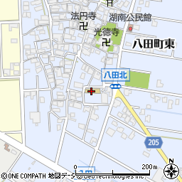 金沢市立八田保育所周辺の地図