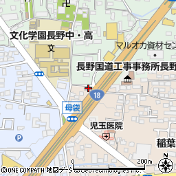長野県長野市稲葉772-1周辺の地図