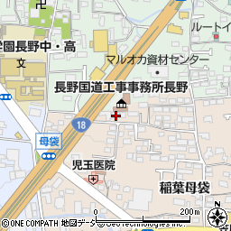 長野県長野市稲葉2134-5周辺の地図