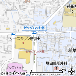 長野県長野市稲葉41周辺の地図