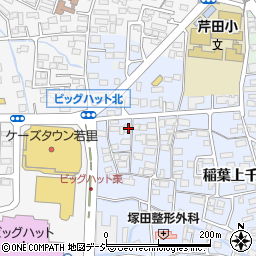 長野県長野市稲葉38周辺の地図