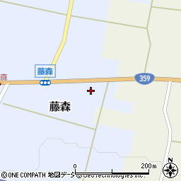 富山県小矢部市藤森5243周辺の地図