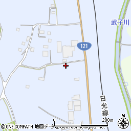 栃木県日光市小倉801周辺の地図