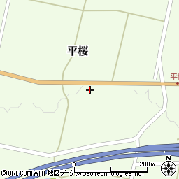 富山県小矢部市平桜6382周辺の地図