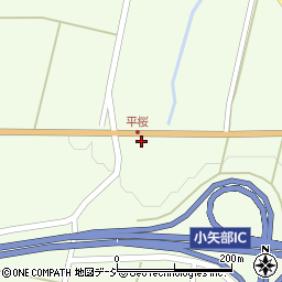 富山県小矢部市平桜6407周辺の地図