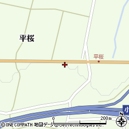 富山県小矢部市平桜6400周辺の地図