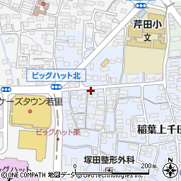 長野県長野市稲葉24周辺の地図