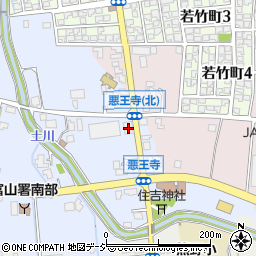 富山県富山市悪王寺71周辺の地図