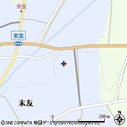 富山県小矢部市末友435周辺の地図