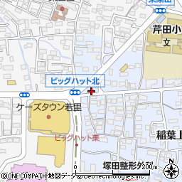 長野県長野市稲葉22周辺の地図