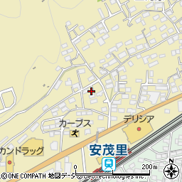 長野県長野市安茂里3674-1周辺の地図