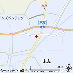 富山県小矢部市末友97周辺の地図