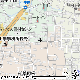 長野県長野市稲葉2106-2周辺の地図