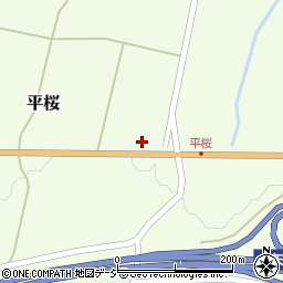 富山県小矢部市平桜6167周辺の地図