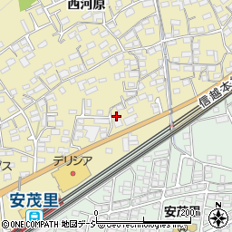 長野県長野市安茂里1503-4周辺の地図