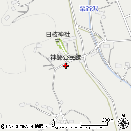 神郷公民館周辺の地図