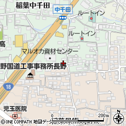 長野県長野市稲葉2108周辺の地図