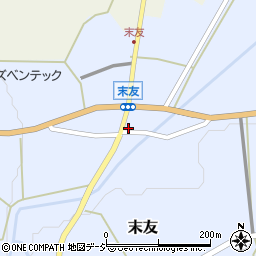 富山県小矢部市末友82周辺の地図