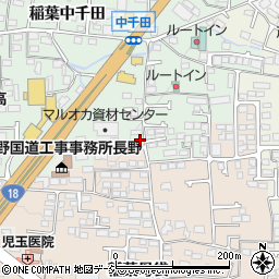 長野県長野市稲葉2108-12周辺の地図