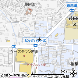 長野県長野市稲葉21周辺の地図