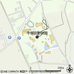 宇都宮動物園周辺の地図