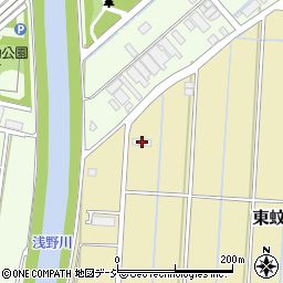 石川県金沢市東蚊爪町100周辺の地図