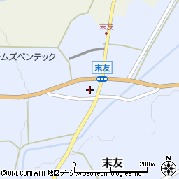 富山県小矢部市末友91周辺の地図