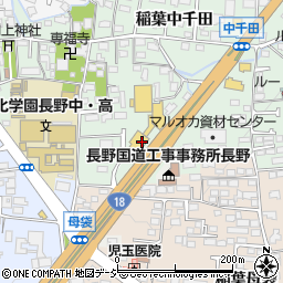 長野県長野市稲葉2142周辺の地図