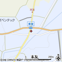 富山県小矢部市末友85周辺の地図