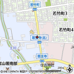 富山県富山市悪王寺56周辺の地図