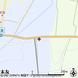 富山県小矢部市末友460周辺の地図