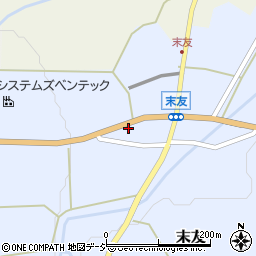 富山県小矢部市末友108周辺の地図