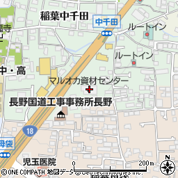 長野県長野市稲葉2124周辺の地図