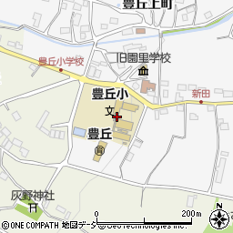 須坂市　豊丘地域児童クラブ周辺の地図