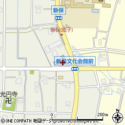 富山市役所地区センター　新保地区センター周辺の地図