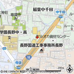 長野県長野市稲葉2142-11周辺の地図