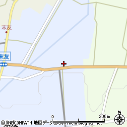 富山県小矢部市末友442周辺の地図