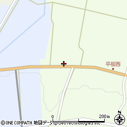 富山県小矢部市平桜6280周辺の地図