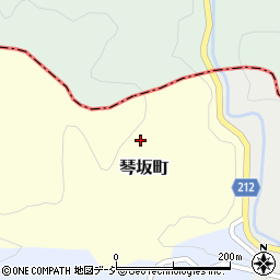 石川県金沢市琴坂町ロ周辺の地図