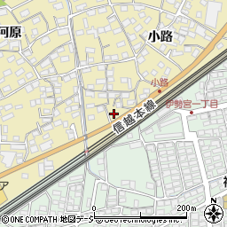 長野県長野市安茂里1468周辺の地図