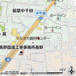 長野県長野市稲葉2109-5周辺の地図