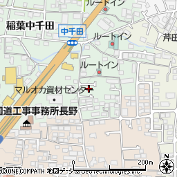 長野県長野市稲葉2100-14周辺の地図