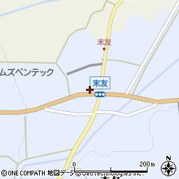 富山県小矢部市末友33周辺の地図