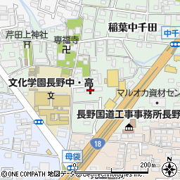 長野県長野市稲葉2154周辺の地図